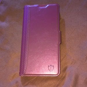 Pearl Pink Wallet Phone Case